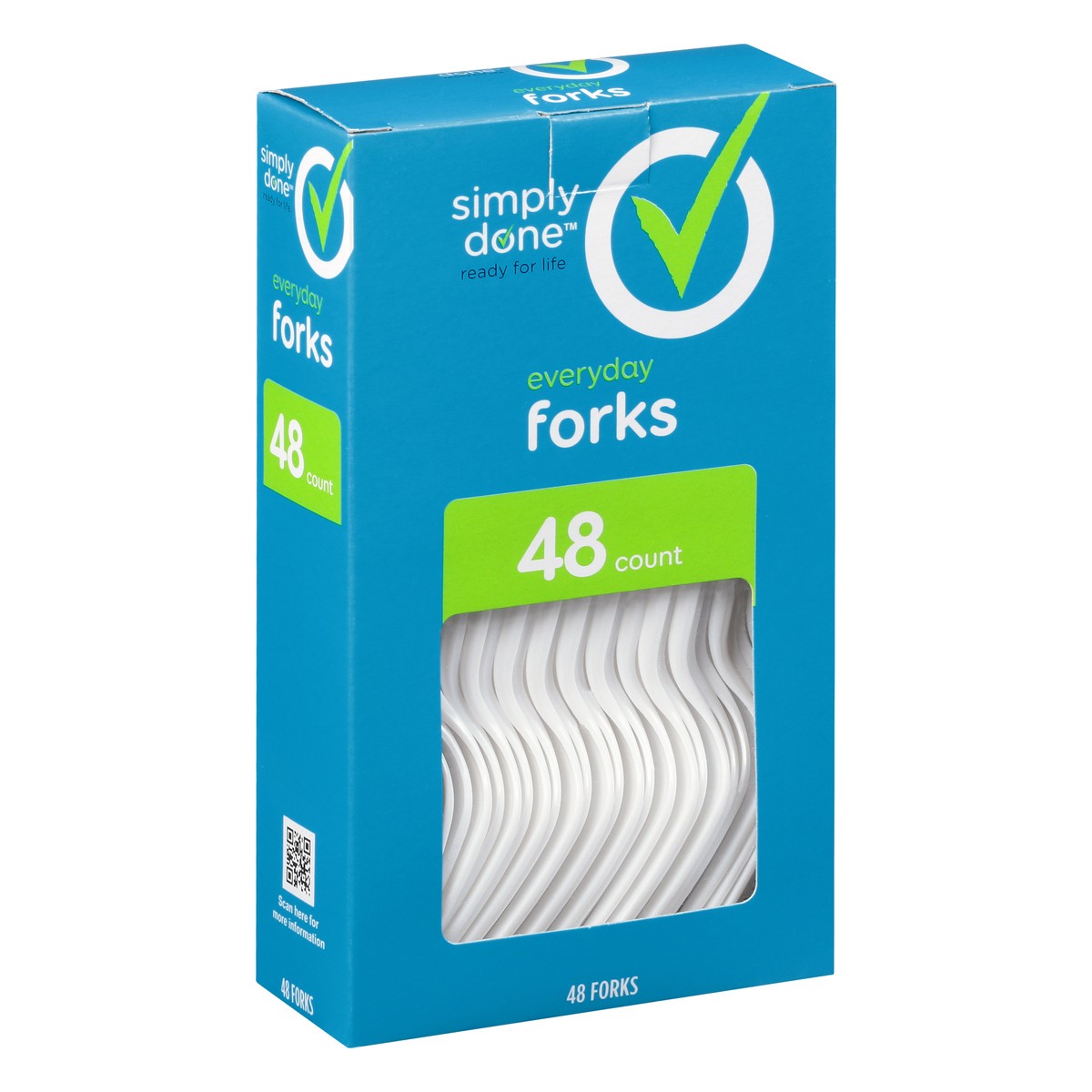 slide 9 of 10, Simply Done Everyday Forks 48 ea, 48 ct