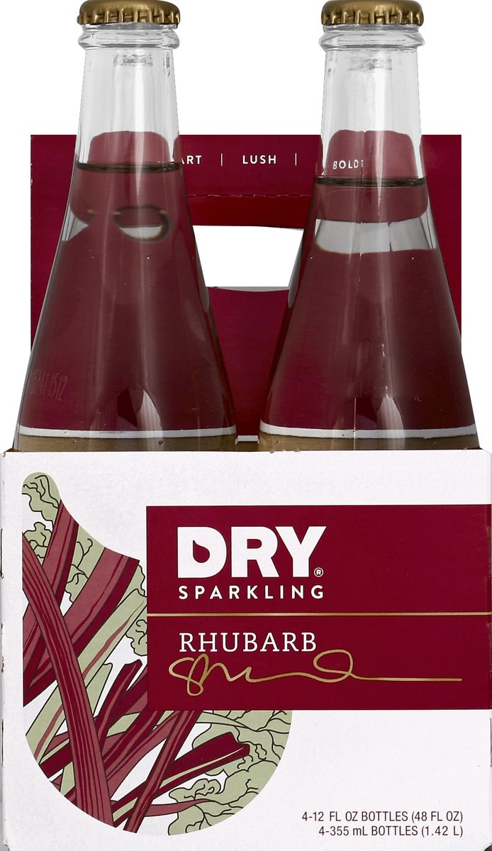 slide 6 of 6, DRY Rhubarb Soda - 12 oz, 12 oz