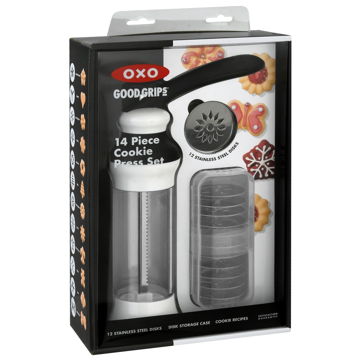 slide 2 of 8, OXO Good Grips Cookie Press Set, 13 ct