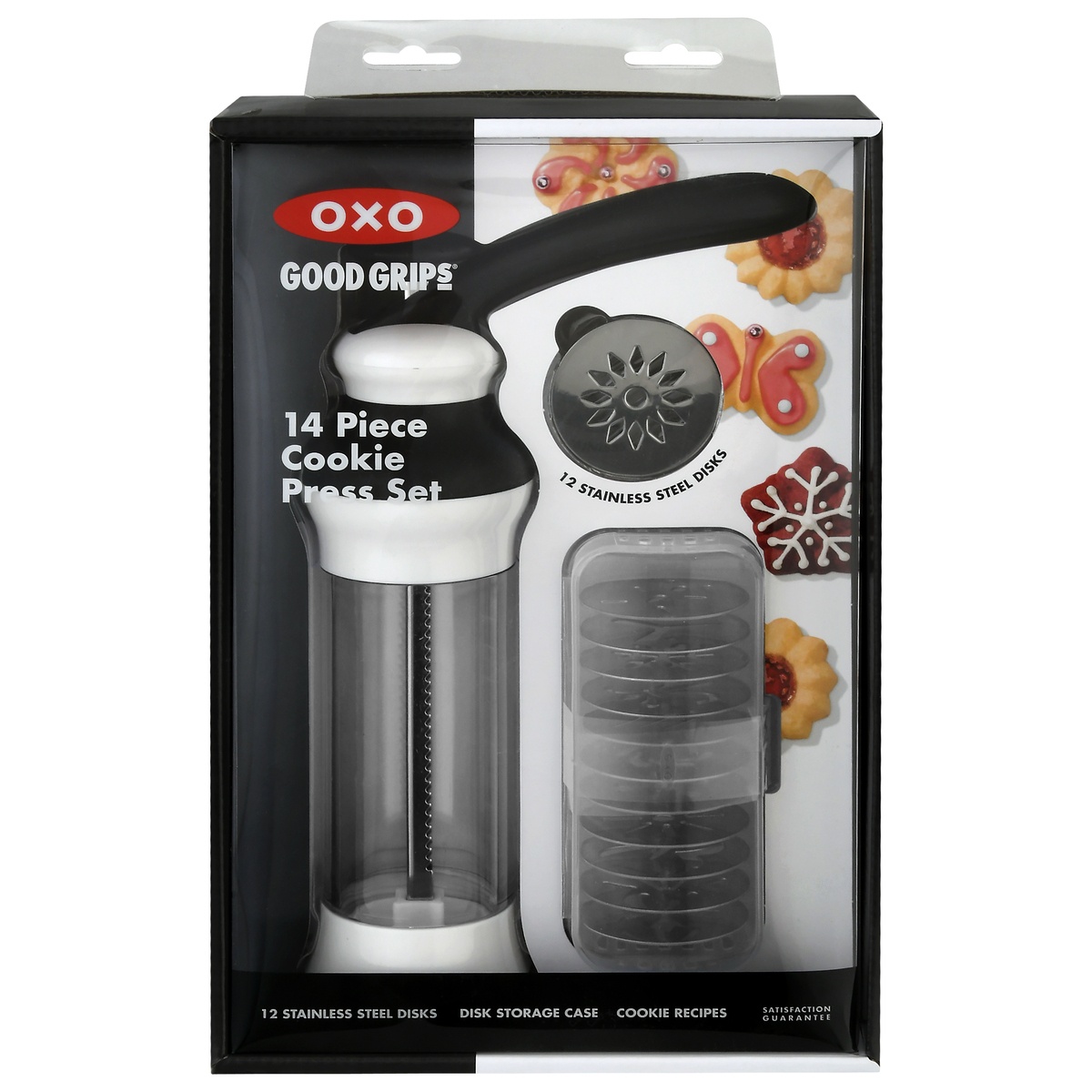 slide 1 of 8, OXO Good Grips Cookie Press Set, 13 ct