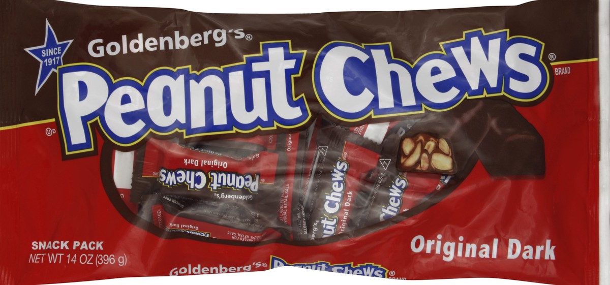 slide 5 of 5, Goldenberg's Just Born Orig Peanut Chews, 12 oz