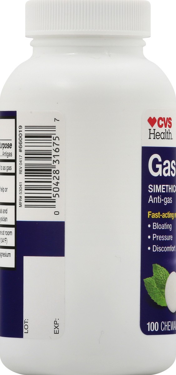 slide 8 of 9, CVS Health Gas Relief Tablets, Mint, 100 Ct, 100 ct