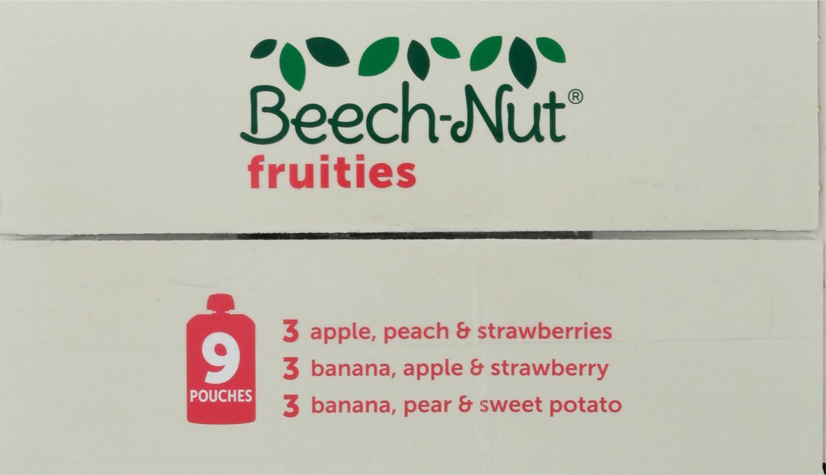 slide 5 of 14, Beech-Nut Stage 2 (from About 6 Months) Fruities 9 Pouches 3.5 oz Pouch 9 ea, 9 ct