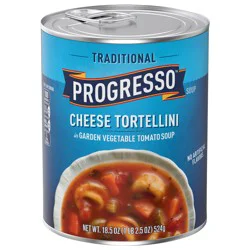 Progresso Traditional Cheese Tortellini in Garden Vegetable Tomato Soup, 18.5 oz.
