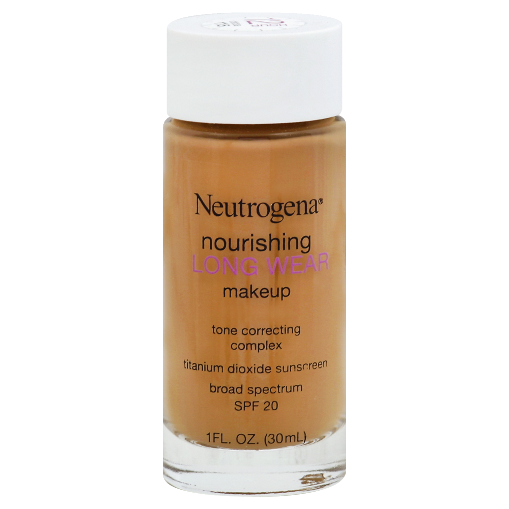 slide 1 of 1, Neutrogena Nourishing Long Wear Liquid Makeup - 115 Cocoa, 1 fl oz