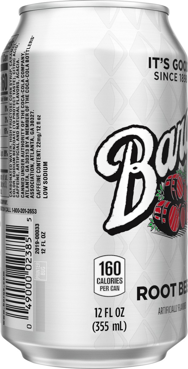 slide 2 of 11, Barq's Root Beer Can, 12 fl oz, 12 fl oz