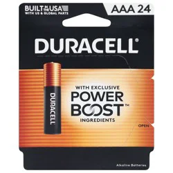 Duracell Power Boost AAA Alkaline Batteries 24 Each