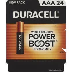 Duracell Power Boost AAA Alkaline Batteries 24 Each