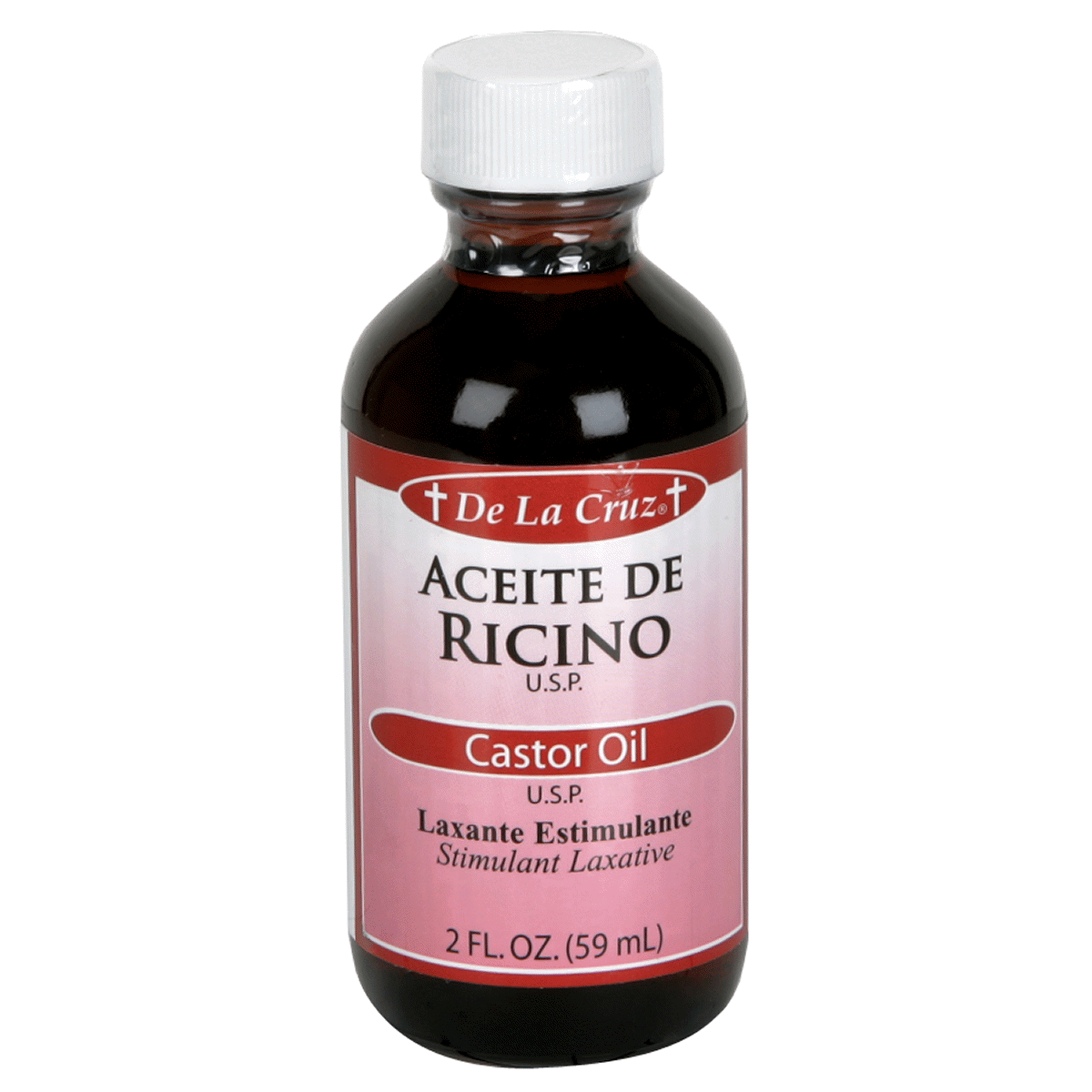 slide 1 of 1, De la Cruz Aceite De Ricino Castor Oil, 2 fl oz