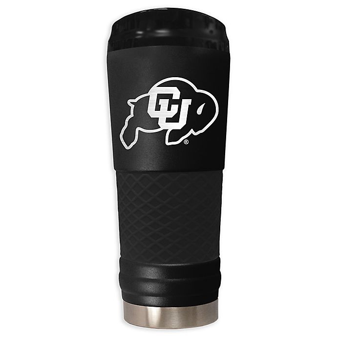 slide 1 of 1, NCAA University of Colorado Powder Coated Stealth Draft Tumbler, 24 oz