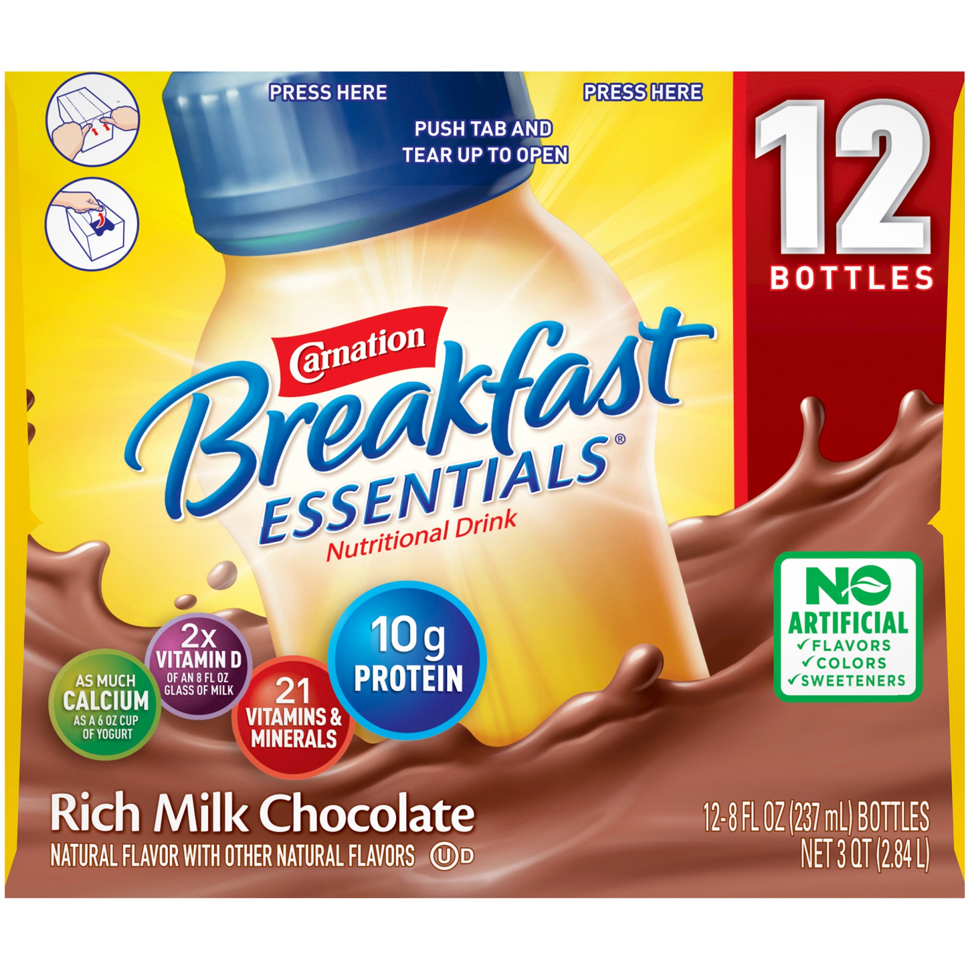 Carnation Breakfast Essentials Rich Milk Chocolate Complete Nutritional