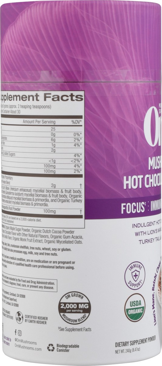 slide 9 of 12, Om Superfood Hot Chocolate Mushroom Blend 8.47 oz, 1 ct