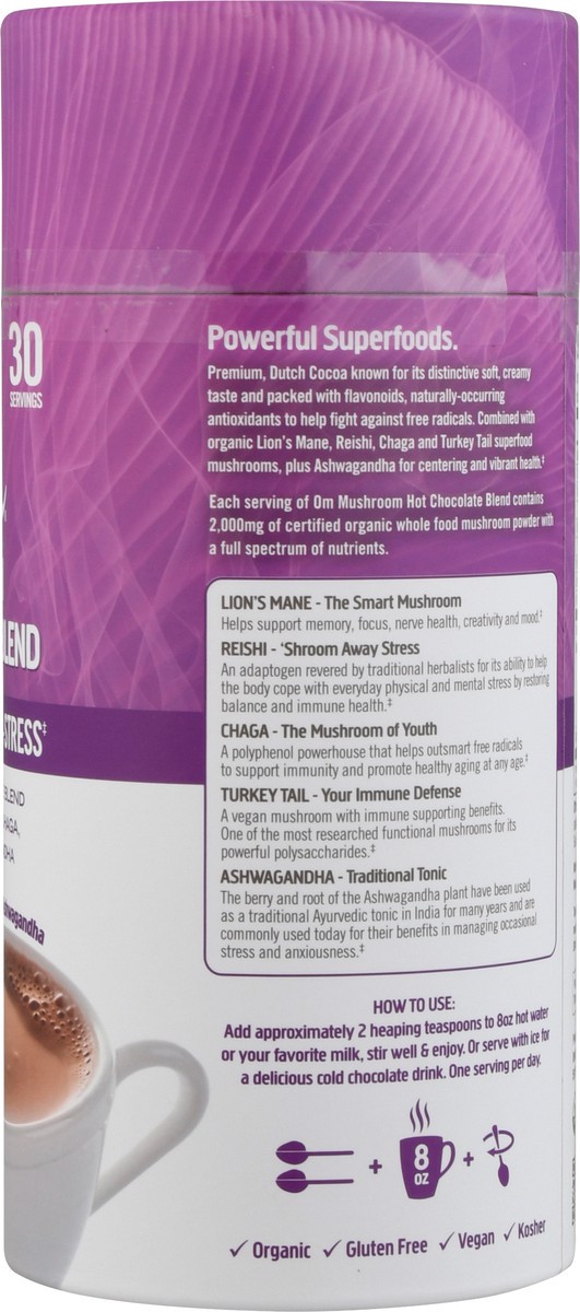 slide 3 of 12, Om Superfood Hot Chocolate Mushroom Blend 8.47 oz, 1 ct