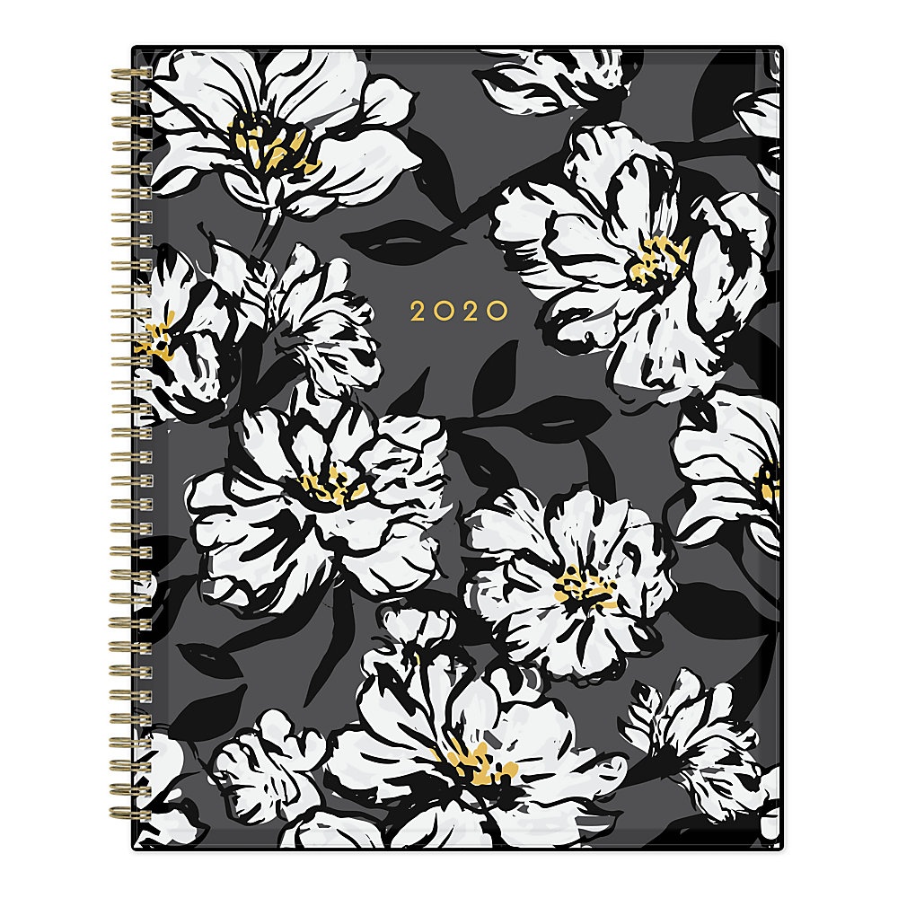 slide 1 of 4, Blue Sky Baccara Dark Weekly/Monthly Cyo Planner, 8-1/2'' X 11'', Multicolor, January To December 2020, 110211, 1 ct