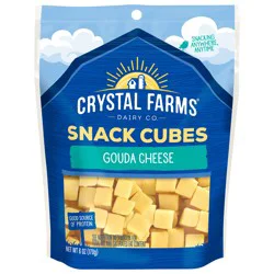 Crystal Farms Snack Cubes Gouda Cheese 6 oz