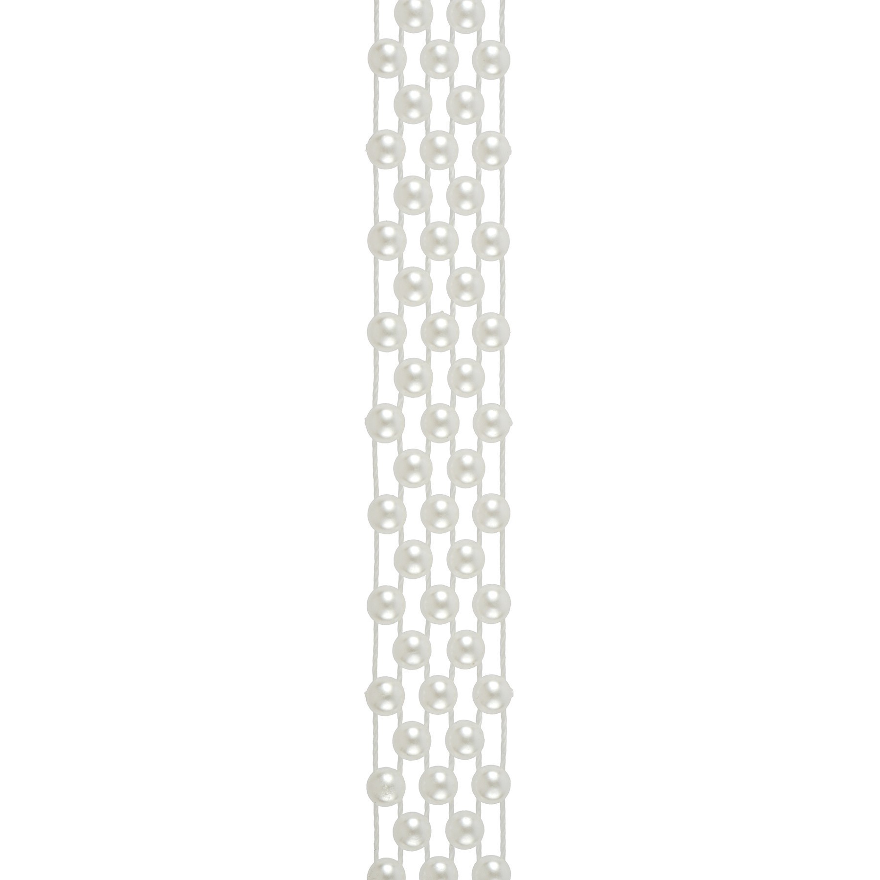 slide 2 of 2, 13mm Ivory Plastic Pearl Garland, 10yd. By Bead Landing, 13mm