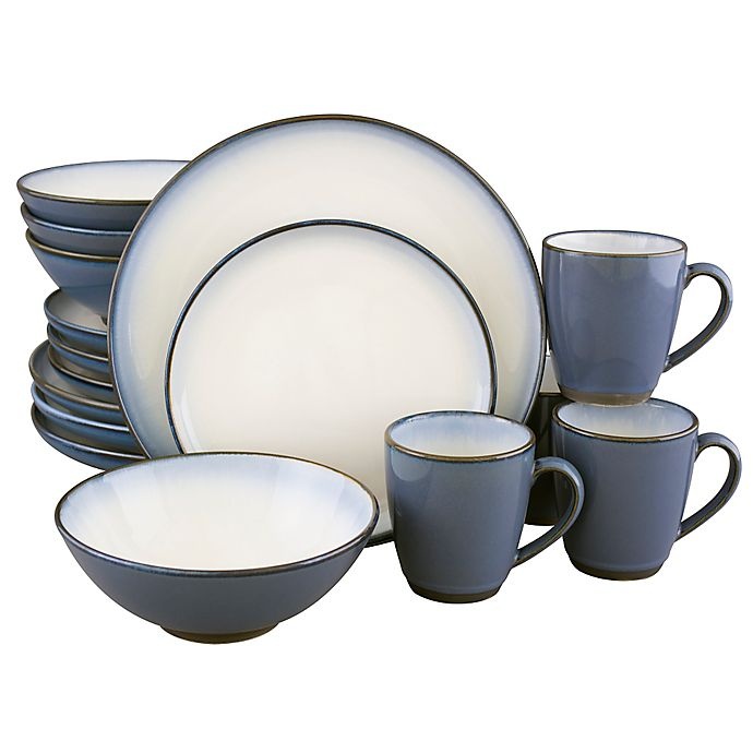 slide 1 of 1, Sango Concepts Dinnerware Set - Eggplant, 16 ct