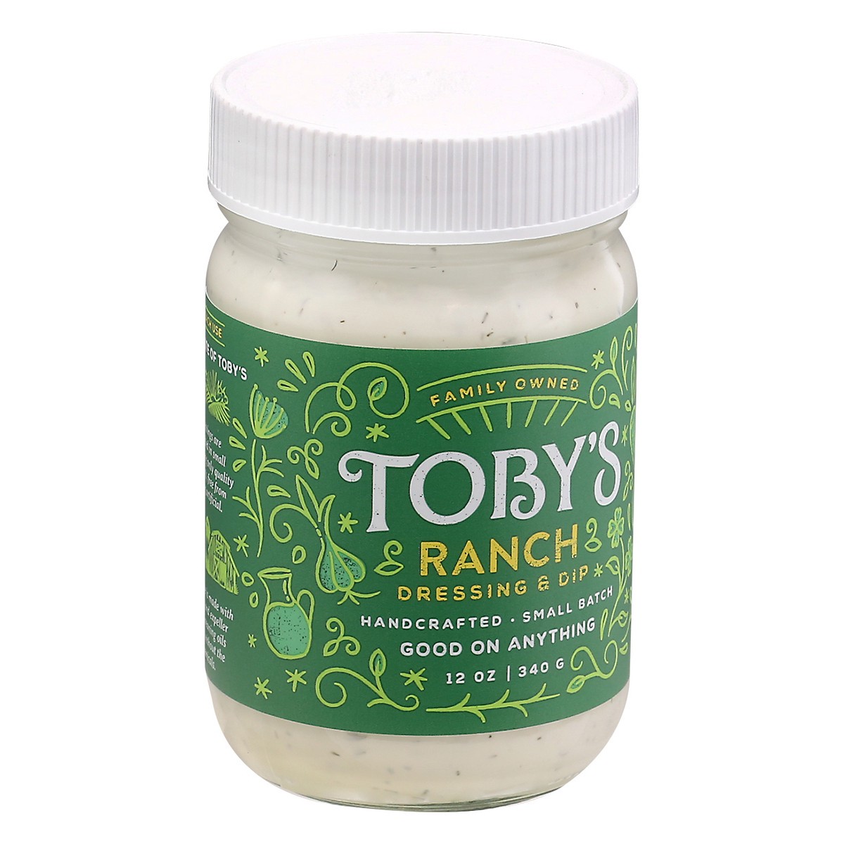 slide 2 of 11, Toby's Family Foods Ranch Dressing, 