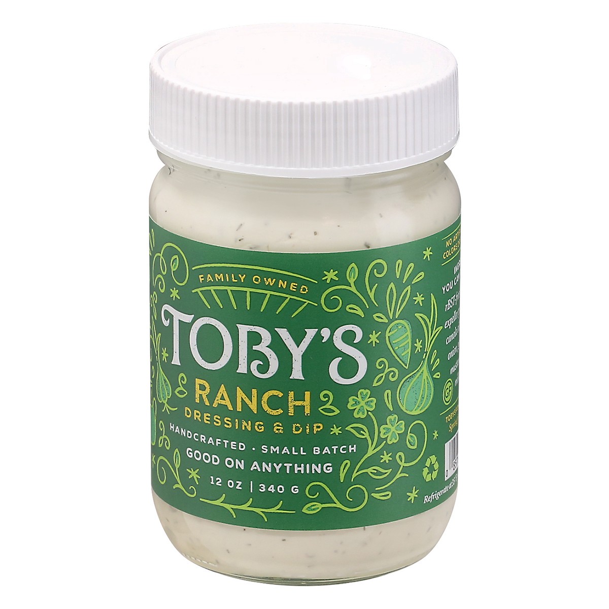 slide 3 of 11, Toby's Family Foods Ranch Dressing, 