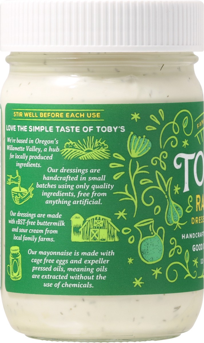 slide 7 of 11, Toby's Family Foods Ranch Dressing, 