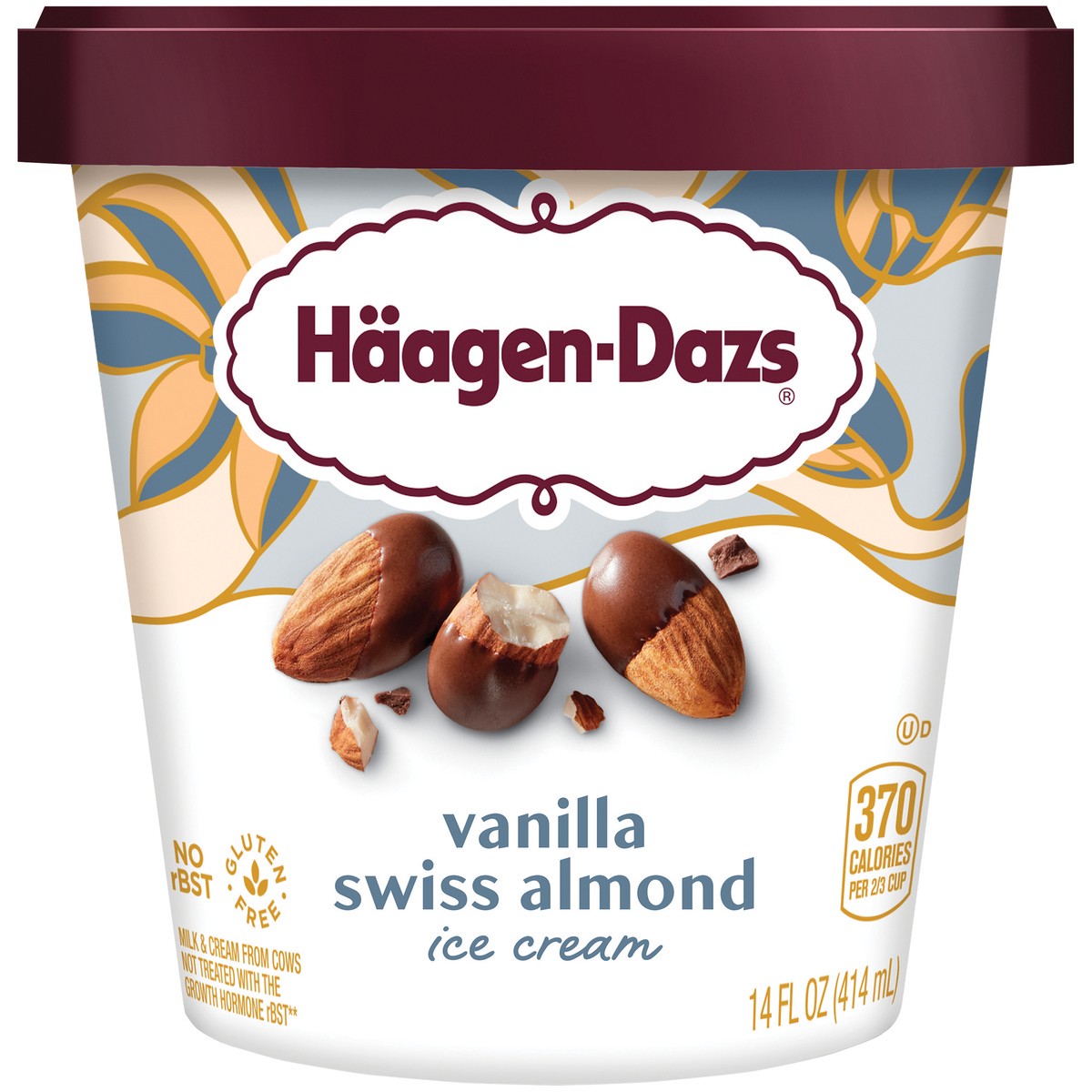 slide 1 of 74, Haagen-Dazs Vanilla Swiss Almond Ice Cream - 14oz, 14 fl oz
