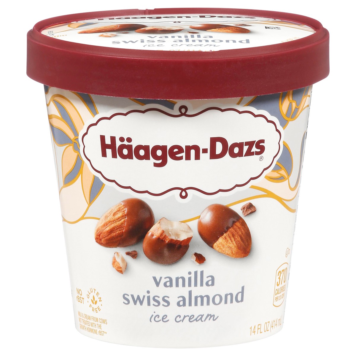 slide 1 of 74, Häagen-Dazs Vanilla Swiss Almond Ice Cream, 14 oz