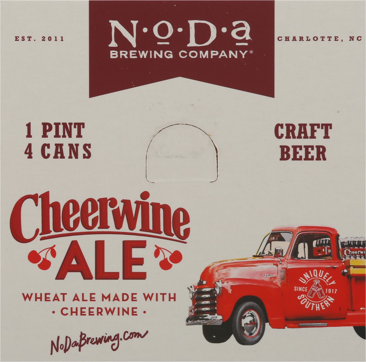 slide 7 of 9, NoDa Brewing Co. Cheerwine Craft Beer 4 - 1 pt Cans, 64 oz