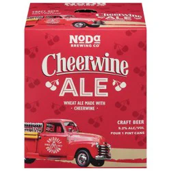 NoDa Brewing Co. Cheerwine Craft Beer 4 Pack 1 pint Cans
