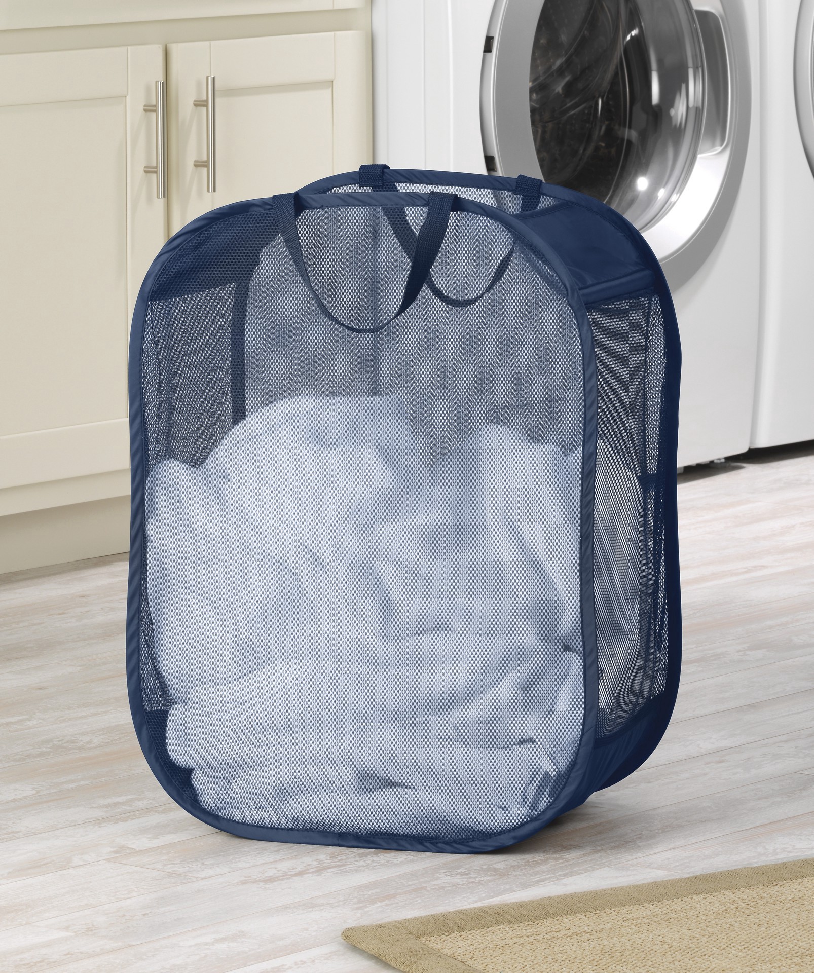 slide 2 of 4, Whitmor Laundry Bag, Pop and Fold, Sage, 1 ct