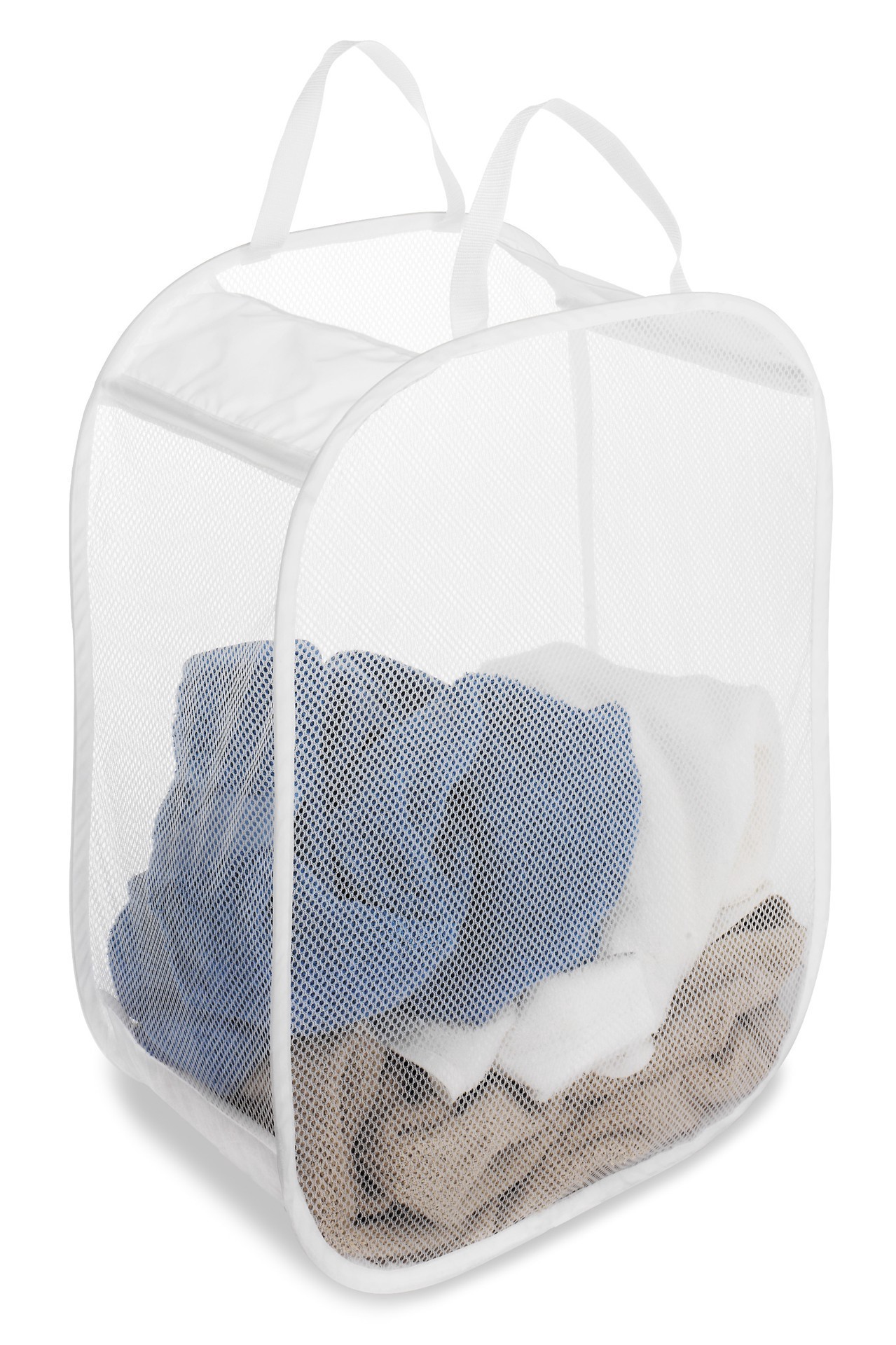 slide 3 of 4, Whitmor Laundry Bag, Pop and Fold, Sage, 1 ct