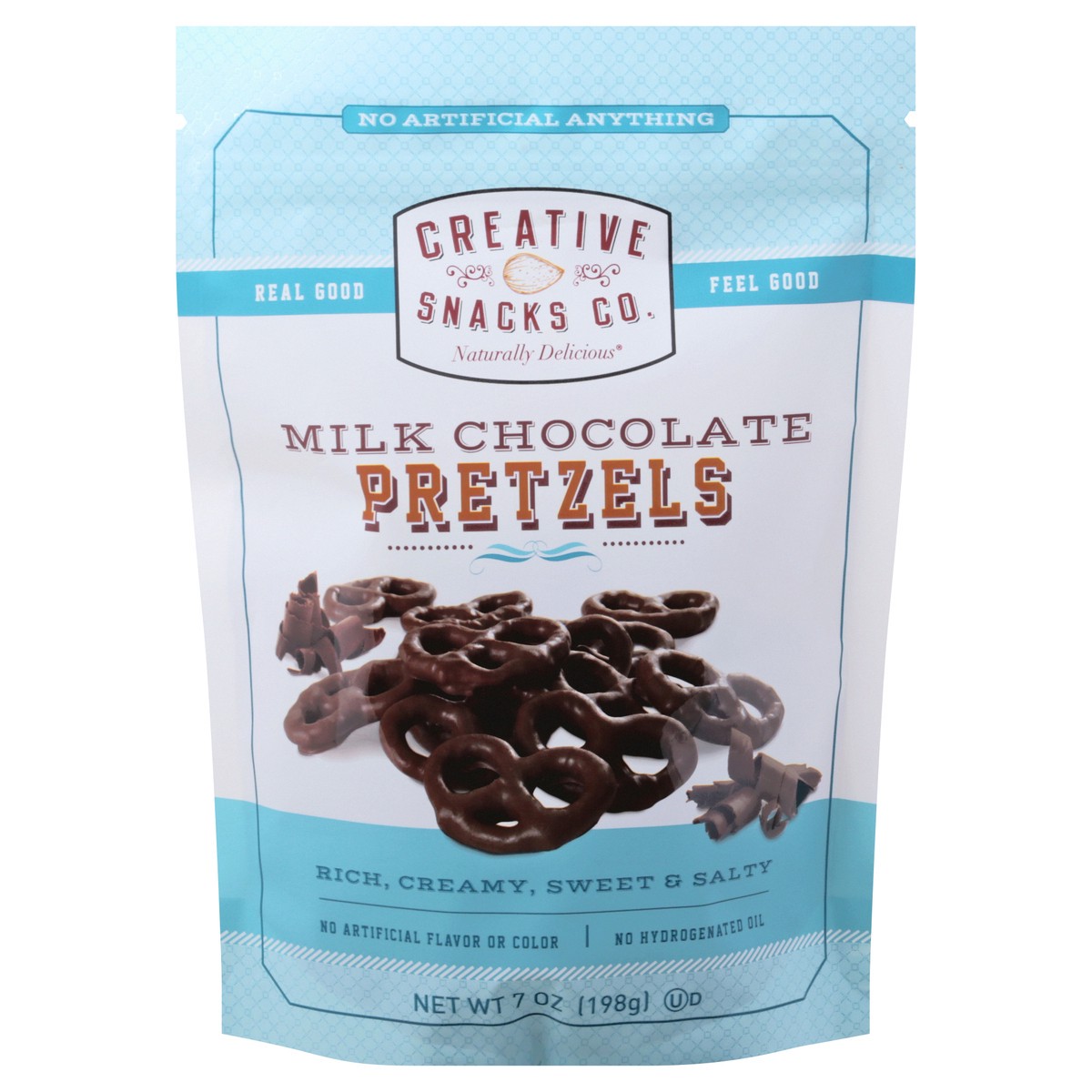 slide 7 of 13, Creative Snacks™ milk chocolate pretzels, 7 oz