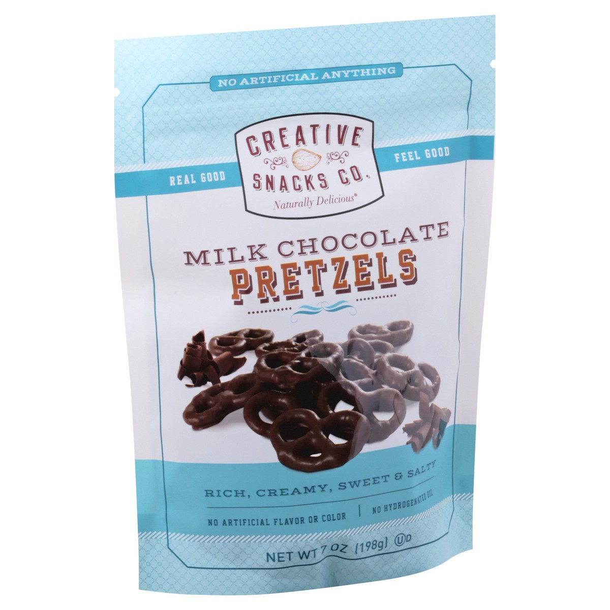 slide 9 of 13, Creative Snacks™ milk chocolate pretzels, 7 oz