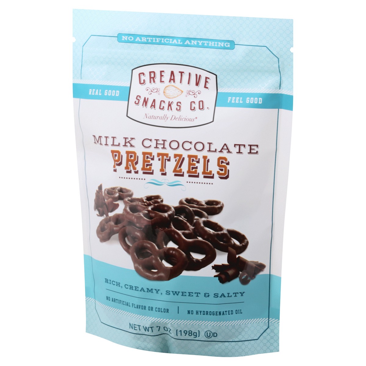 slide 13 of 13, Creative Snacks™ milk chocolate pretzels, 7 oz