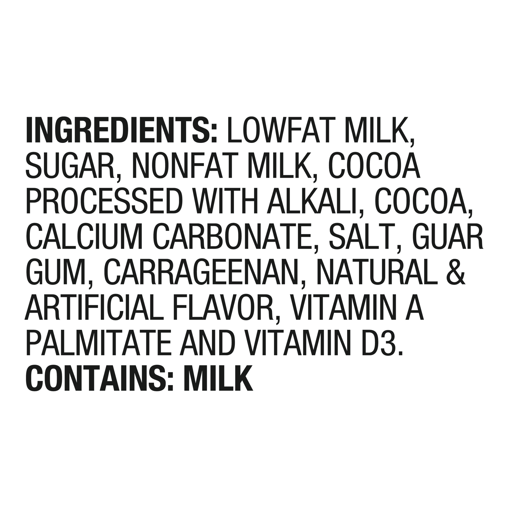 slide 3 of 3, Hood Chocolate Lowfat Milk, 64 oz, 1/2 gal