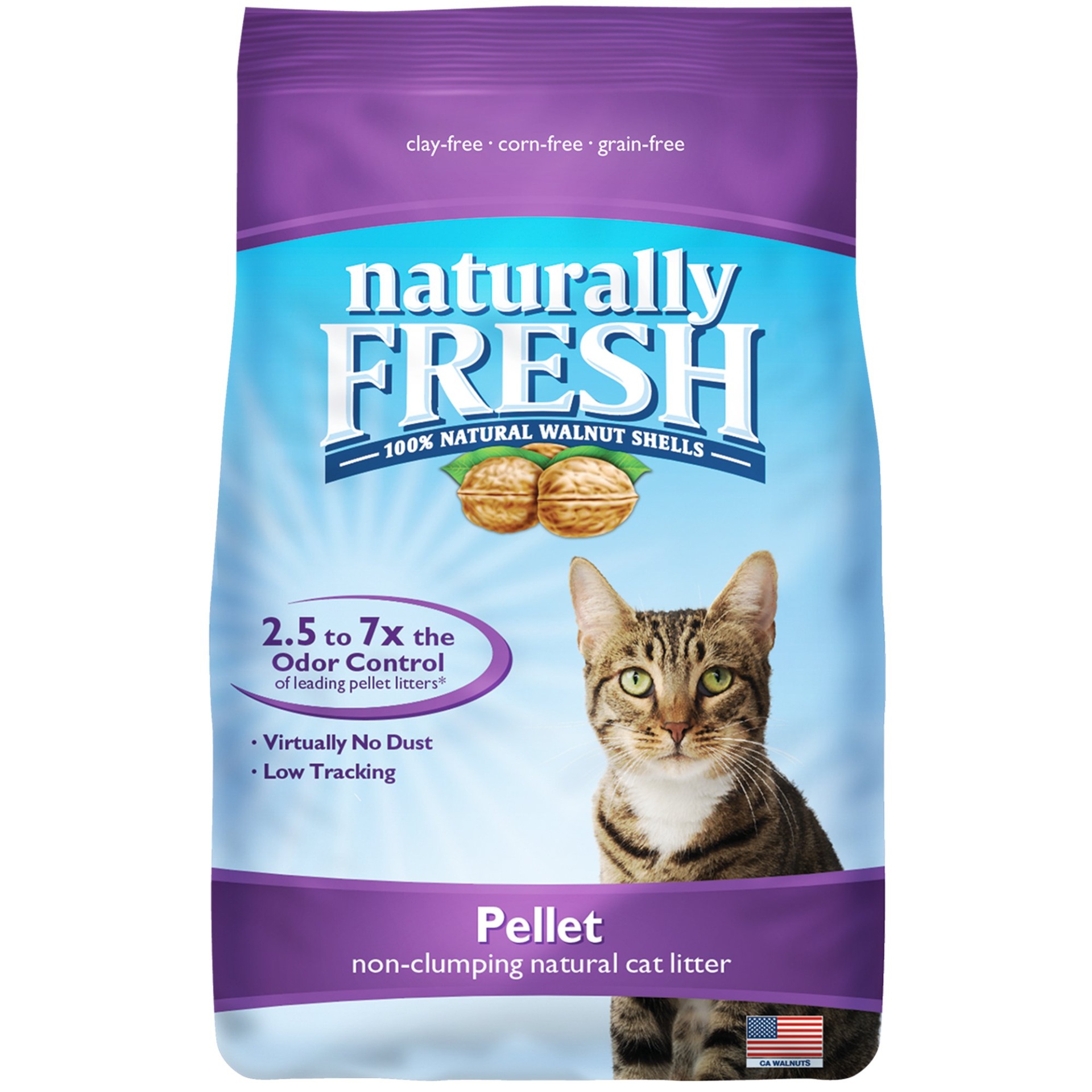 slide 1 of 1, Blue Buffalo Eco-Shell Naturally Fresh Pellet Formula Cat Litter, 14 lb