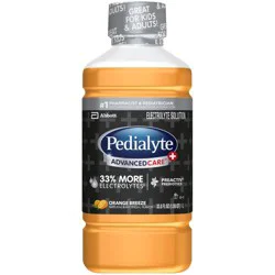 Pedialyte AdvancedCare Plus Electrolyte Solution Orange Breeze - 33.8 fl oz
