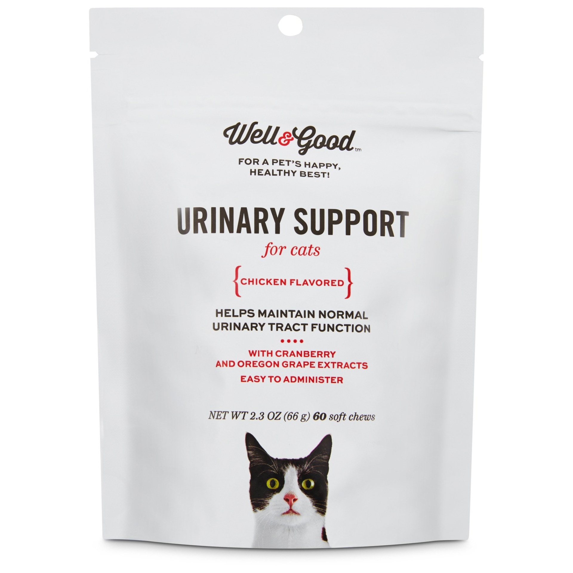 slide 1 of 1, Well & Good Urinary Support Cat Chews, 60 ct