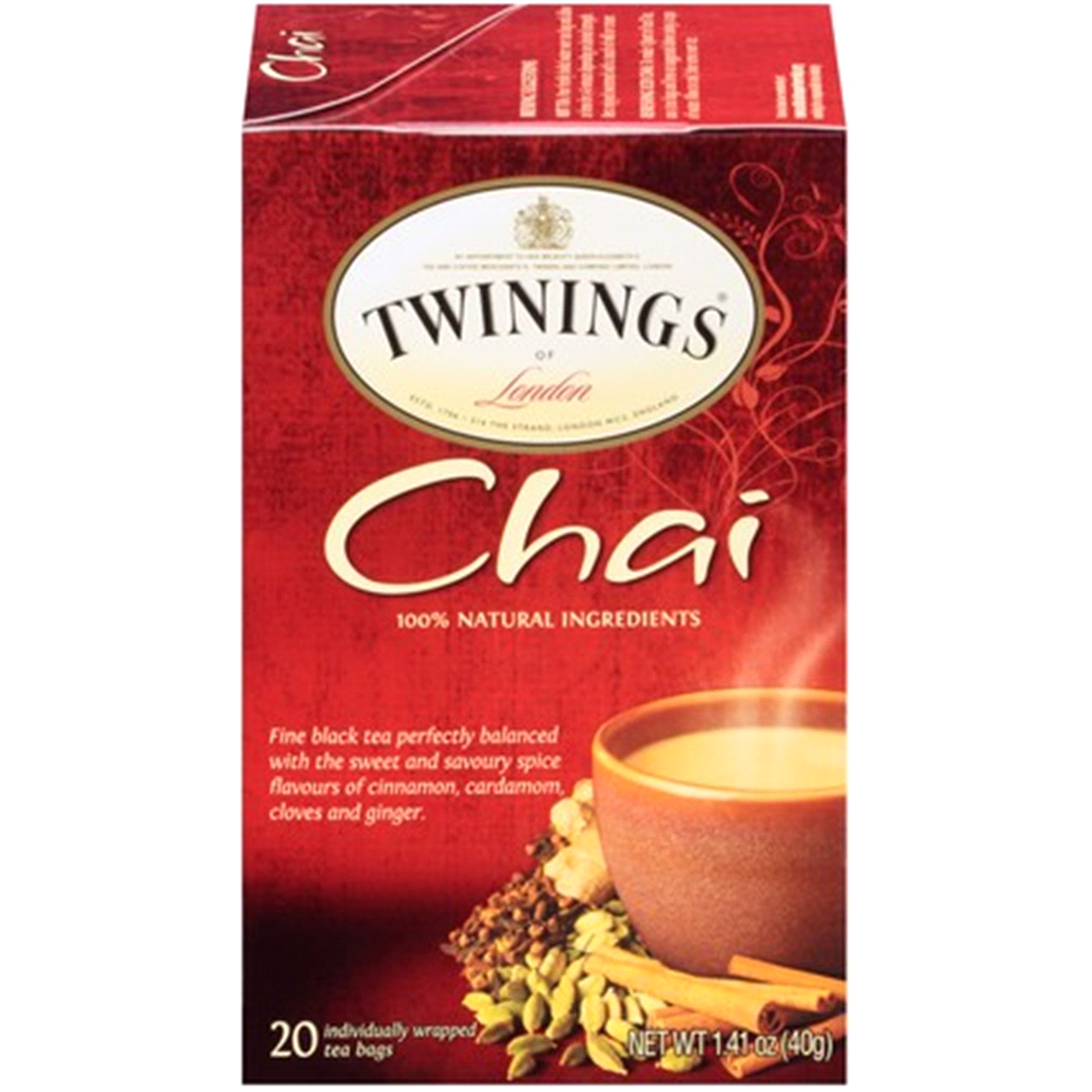 slide 1 of 7, Twinings Chai Tea, 20 ct