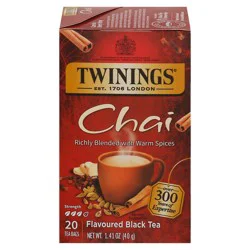 Twinings Chai Flavoured Black Tea 20 Tea Bags - 20 ct