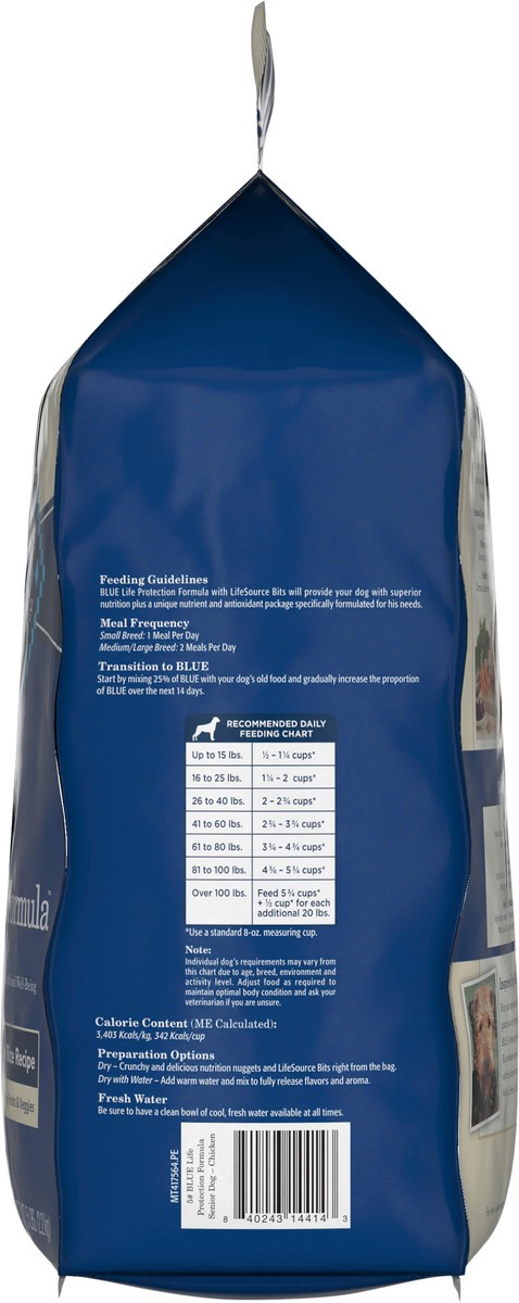 slide 8 of 8, Blue Buffalo Life Protection Formula Senior Dog Food, Chicken & Brown Rice, 5lbs, 5 lb