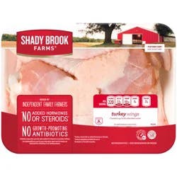 Shady Brook Farms Turkey Wings, Bone-in, 4 Count Tray, Fresh, 3-4 lb