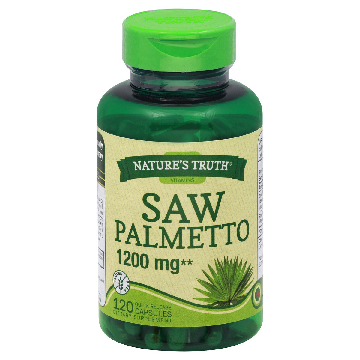 slide 1 of 5, Nature's Truth Saw Palmetto 1200 mg, 120 Count, 120 ct