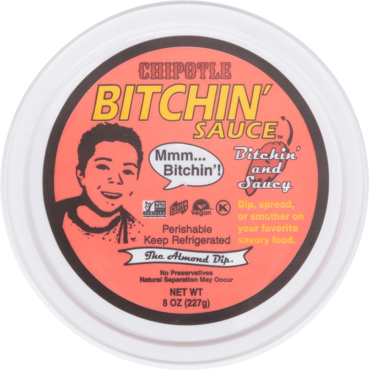 slide 8 of 9, Bitchin' Sauce Chipotle Dip, 8 oz