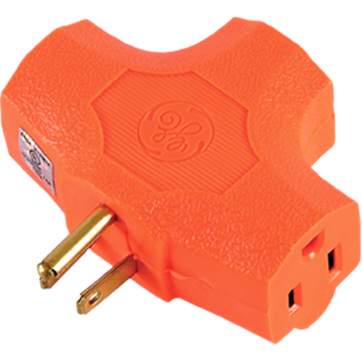 slide 3 of 3, GE Heavy Duty 3-Outlet Adapter, 1 ct