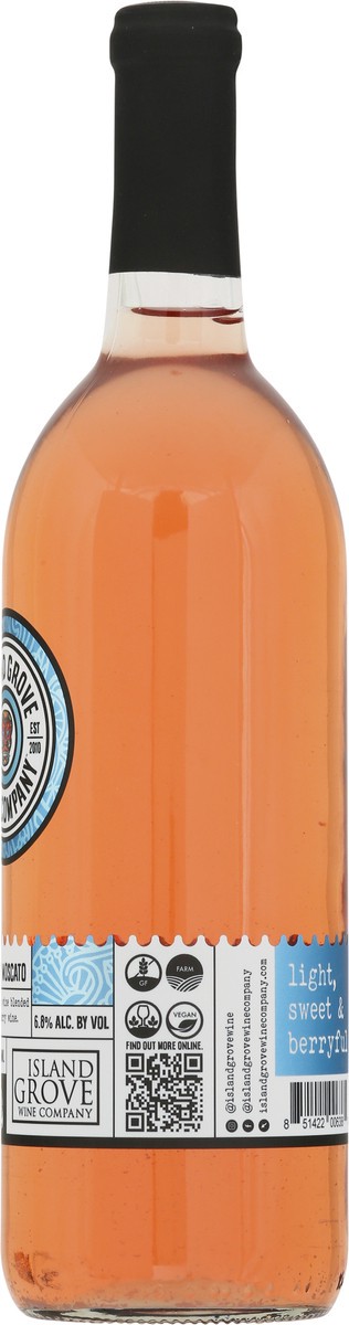 slide 4 of 13, Island Grove Wine Company Moscato Blueberry Grape Wine - 750 ml, 750 ml