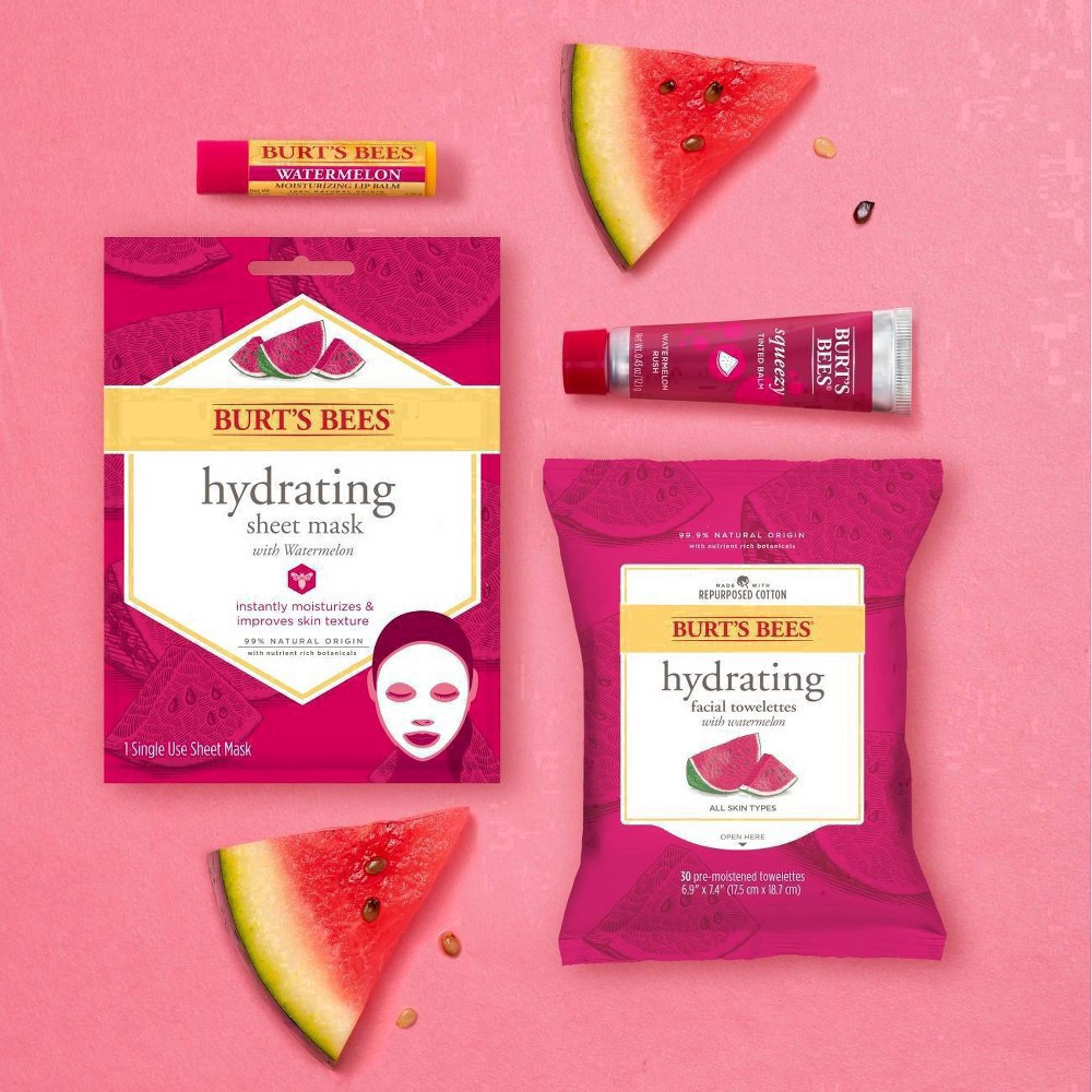 slide 30 of 101, Burt's Bees Hydrating with Watermelon Sheet Mask 1 ea, 1 ct