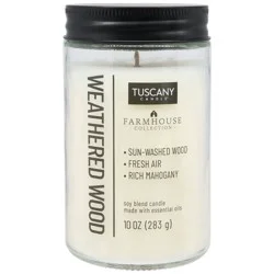 Tuscany Candle® Farmhouse Collection Weathered Wood Scent Jar Candle