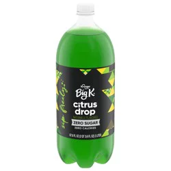Big K Citrus Drop Zero Calorie Soda - 2 liter