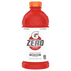 Gatorade Zero Zero Sugar Thirst Quencher Fruit Punch Naturally Flavored 28 Fl Oz