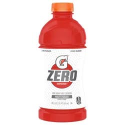 Gatorade Zero Zero Sugar Thirst Quencher Fruit Punch Naturally Flavored 28 Fl Oz